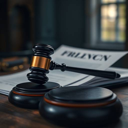 Image depicting legal documents and a gavel, representing the terms and conditions agreement.